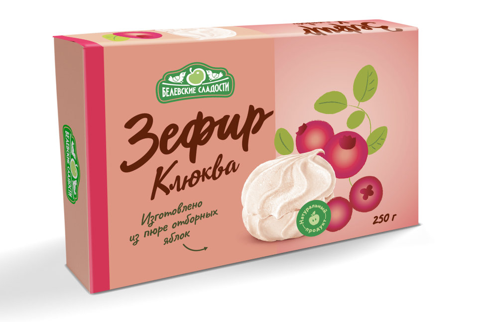  Зефир белевский "Клюква" 250г в Костроме