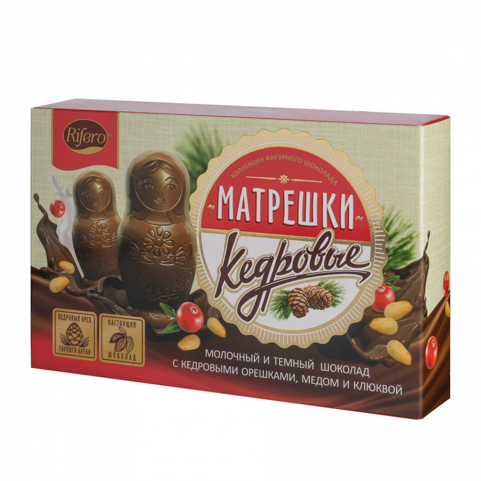  Риф и ко Конфеты "Матрёшки кедровые" 100г           в Костроме
