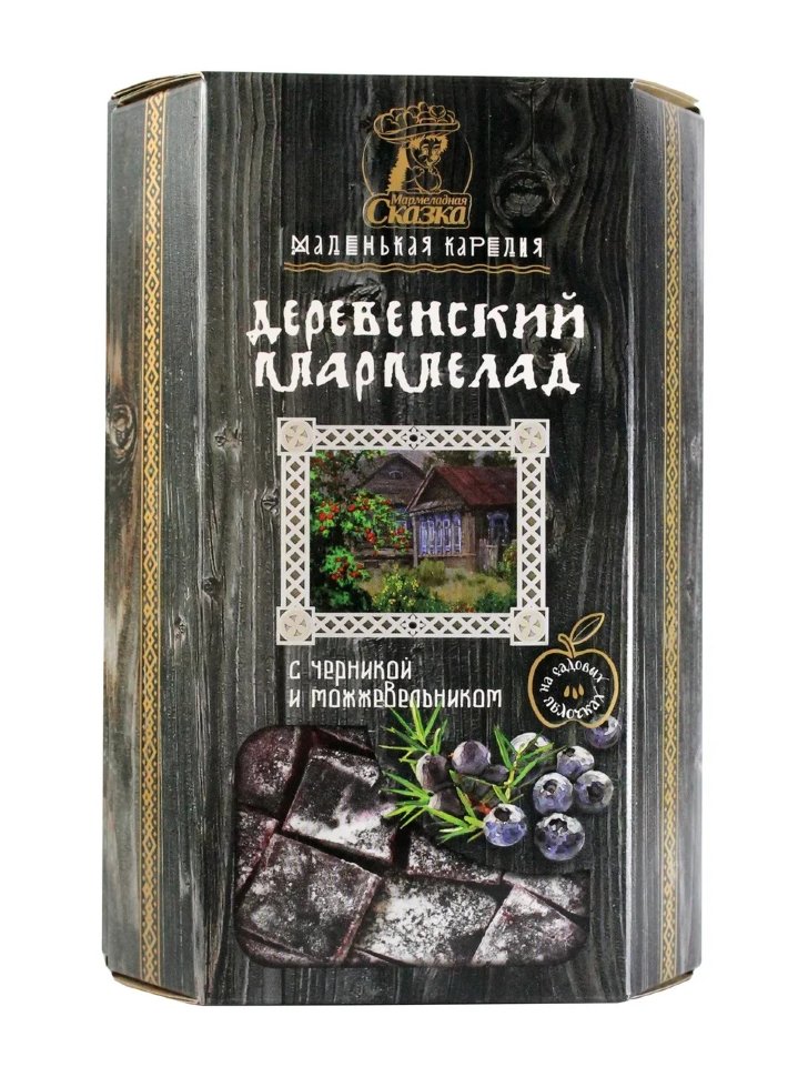  Мармелад деревенский "С черникой и можжевельником" 300г в Костроме