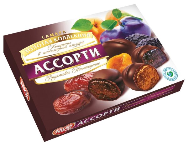 №2 КФ МИР Фруктовое наслаждение (набор шоколадных конфет) 170г в Костроме